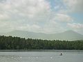 June 19, 2005 - White Lake State Park,Tamworth, New Hampshire.<br />The yellow haze is pollen.