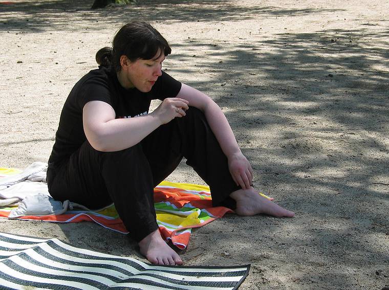 June 19, 2005 - White Lake State Park,Tamworth, New Hampshire.<br />Inga.