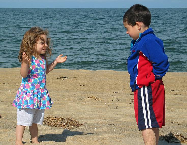 June 22, 2005 - Chappaquiddick Island, Marthas Vinyard, Massachusetts.<br />Toms Nech Point?<br />Miranda and Gujn.