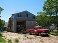 June 23, 2005 - Chappaquiddick Island, Marthas Vinyard, Massachusetts.<br />At Hanleys house.<br />Hanley's house and his landscaping truck.