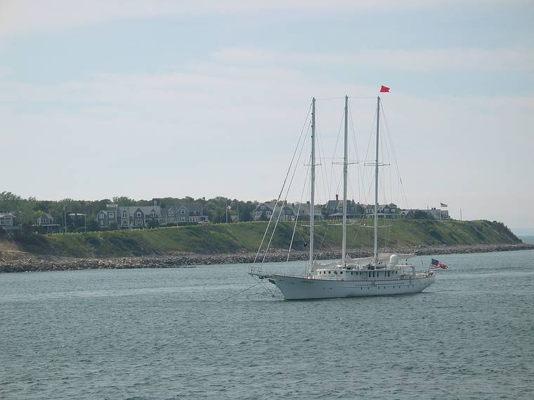 June 24, 2005 - Oak Bluffs, Marthas Vineyard, Massachusetts.<br />On the ferry to Woods Hole.