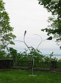 June 6, 2005 - College of the Atlantic, Bar Harbor, Maine.<br />"Touchstones" sculpture show, co-curated by June LaCombe and Susan Lerner.<br />"Pirouette" by George Sherwood.