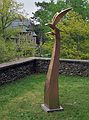 June 6, 2005 - College of the Atlantic, Bar Harbor, Maine.<br />"Touchstones" sculpture show, co-curated by June LaCombe and Susan Lerner.<br />"Optimism", Joyce's first bronze sculpture.
