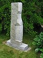 June 12, 2005 - College of the Atlantic, Bar Harbor, Maine.<br />"Touchstones" sculpture show, co-curated by June LaCombe and Susan Lerner.<br />"Obelisk" by R. Patterson.