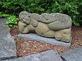 June 12, 2005 - College of the Atlantic, Bar Harbor, Maine.<br />"Touchstones" sculpture show, co-curated by June LaCombe and Susan Lerner.<br />"Minoan Dream" by Katie Bell.