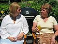 July 3, 2005 - Manchester by the Sea.<br />Mirdza's 90th birthday celebration.<br />Laila and her aunt Helga (Mirdza's daughter).