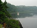 August 5, 2005 - Maudslay State Park, Newburyport, Massachusetts.<br />A hazy, hot, humid early morning along the Merrimack River.