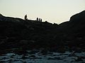 August 7, 2005 - Hermit Island, Small Point, Maine.<br />Tom, Marissa, Marissa's friend Laura, and Arianna on Joe's Head.