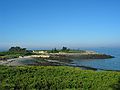 August 8, 2005 - Hermit Island, Small Point, Maine.<br />Sunset Lagoon Beach and Breakwater Point early in the morning.