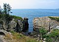 August 9, 2005 - Hermit Island, Small Point, Maine.<br />View from Red Trail along the western shore of the island.