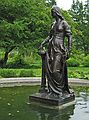 August 31, 2005 - Northampton, Massachusetts.<br />Trip to pick up our new bedroom dressers.<br />Sculpture of Mary Toylinson Lanning at The Botanic Garden at Smith College.