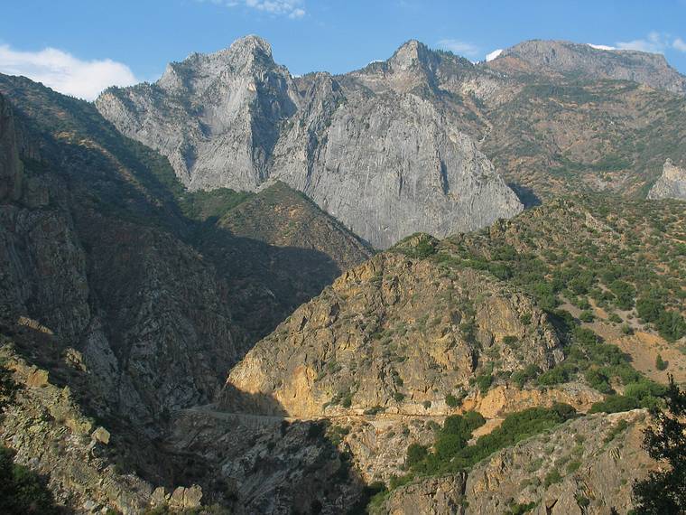 August 14, 2005 - Kings Canyon National Park, California.<br />South Fork Kings River valley seen from CA-180.