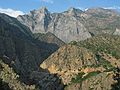 August 14, 2005 - Kings Canyon National Park, California.<br />South Fork Kings River valley seen from CA-180.