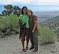 August 16, 2005 - Whitney Portal Road out of Lone Pine, California.<br />Melody and Joyce.