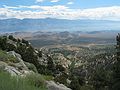 August 16, 2005 - Whitney Portal Road out of Lone Pine, California.<br />The road down to Lone Pine.
