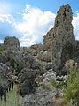 August 16, 2005 - Mono Lake, California.<br />"Tufa towers," calcium-carbonate spires and knobs<br />formed by interaction of freshwater springs and alkaline lake water.