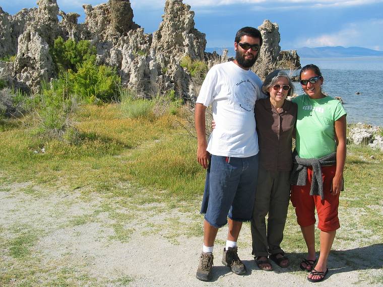 August 16, 2005 - Mono Lake, California.<br />Sati, Joyce, and Melody.