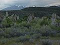 August 16, 2005 - Mono Lake, California.<br />The Sierra Nevada lives up to its name even in the summer.