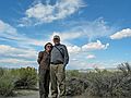 August 16, 2005 - Mono Lake, California.<br />Joyce and Egils.
