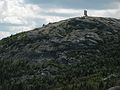 Sept. 4, 2005 - Mount Cardigan, New Hampshire.<br />Fire tower atop Mount Cardigan (3155') as seen from Firescrew (3064').