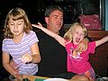 October 2, 2005 - Tiki Lau II Restaurant, Amesbury, Massachusetts.<br />T.J.'s 18th birthday celebration<br />Ashely, Tim, and Elise (Tim's wife Lisa is Kim's sister).