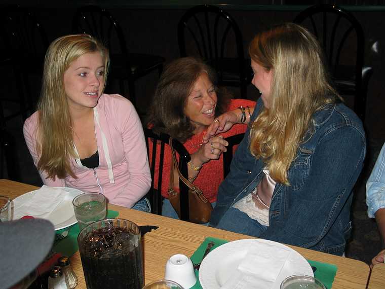 October 2, 2005 - Tiki Lau II Restaurant, Amesbury, Massachusetts.<br />T.J.'s 18th birthday celebration<br />Kayla, Kim (T.J.'s mother), and Lindsay (T.J.'s girlfriend).