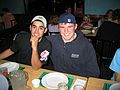 October 2, 2005 - Tiki Lau II Restaurant, Amesbury, Massachusetts.<br />T.J.'s 18th birthday celebration<br />Roman and Eric.