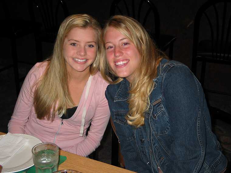October 2, 2005 - Tiki Lau II Restaurant, Amesbury, Massachusetts.<br />T.J.'s 18th birthday celebration<br />Kayla and Lindsay.