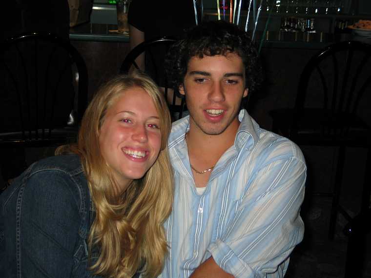 October 2, 2005 - Tiki Lau II Restaurant, Amesbury, Massachusetts.<br />T.J.'s 18th birthday celebration<br />Linday and T.J.