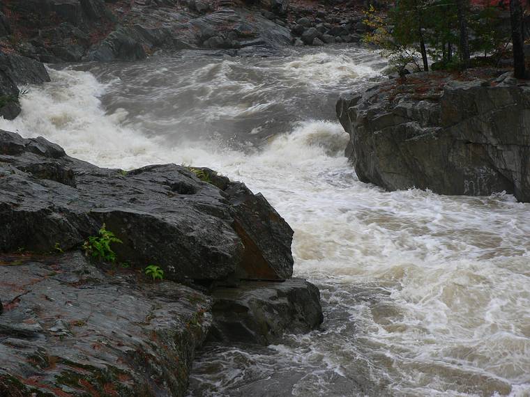 October 15, 2005 - Byron, Maine.<br />Swift River at Coos Canyon.