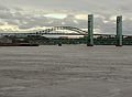 October 16, 2005 - Portsmouth, New Hampshire.<br />Interstate 95 (in the background) and US-1 bridge over the Piscataqua River