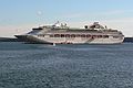 October 28, 2005 - Bar Harbor, Mount Desert Island, Maine.<br />A cruise ship that arrived this morning from Quebec City via Halifax.<br />Sea Princess, 77,000 tons, 856 feet long.
