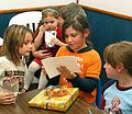 Hannah, Miranda, Arianna, and Amy.<br />Arianna's 8th birthday party.<br />November 5, 2005 - Leo's Super Bowl, Amesbury, Massachusetts.