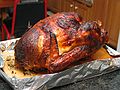 The traditional Thanksgiving turkey.<br />Thanksgiving at Paul and Norma's.<br />November 24, 2005 - Tewksbury, Massachusetts.