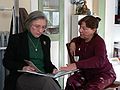 Joyce and Ana.<br />Dec. 11, 2005 - At Ana Sanchez's in Malden, Massachusetts.