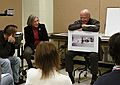 Joyce's Color and Design class with John Geesink as guest lecturer.<br />Dec. 12, 2005 - Middlesex Community College, Bedford, Massachusetts.