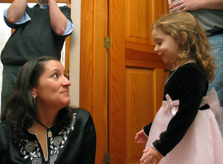 Melody and Miranda.<br />Dec. 25, 2005 - Merrimac, Massachusetts.