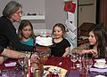Joyce, Marissa, Miranda, and Arianna.<br />Miranda's 4th birthday and Melody's birthday celebration.<br />Dec. 26, 2005 - Merrimac, Massachusetts.