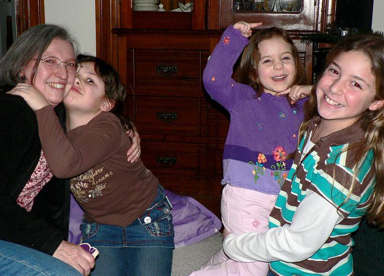 Joyce, Arianna, Miranda, and Marissa.<br />Jan. 29, 2006 - Merrimac, Massachusetts.