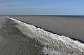 Feb. 11, 2006 - Crane Beach, Ipswich, Massachusetts.<br />A Trustees of Reservations property.<br />Frozen sea foam marking the high tide line.