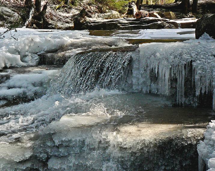 Feb. 18, 2006 - White Mountains, New Hampshire.<br />Along Smarts Brook Trail off Rt. 49 near Waterville Valley.