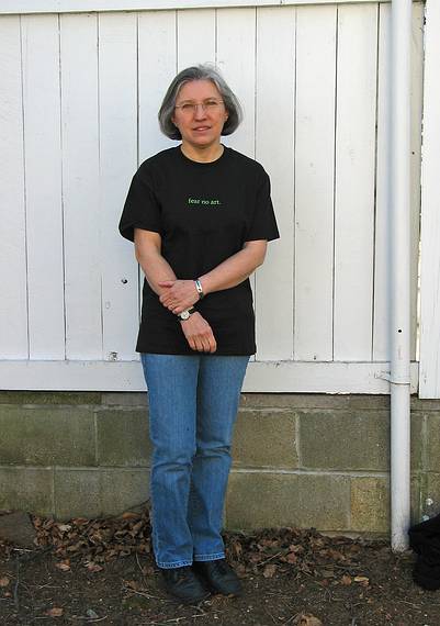 March 21, 2006 - Merrimac, Massachusetts.<br />Joyce.<br />This photo was taken for the sole purpose of putting her into the next photo.