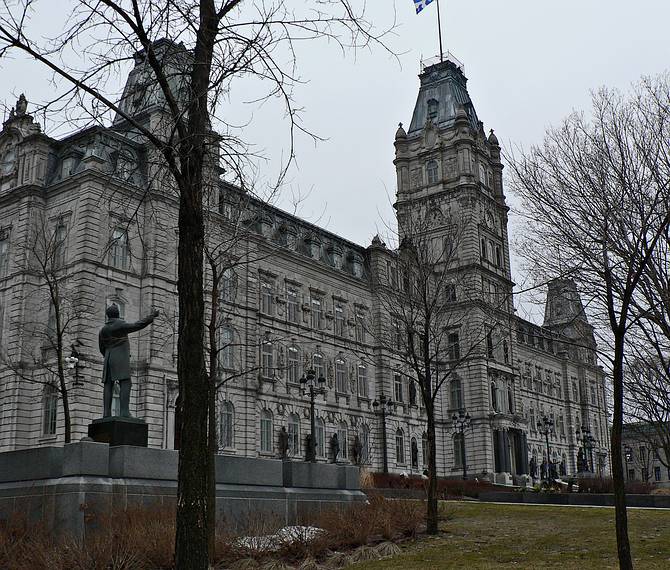 April 15, 2006 - Quebec City, Quebec, Canada.<br />The Quebec Parliament Building.