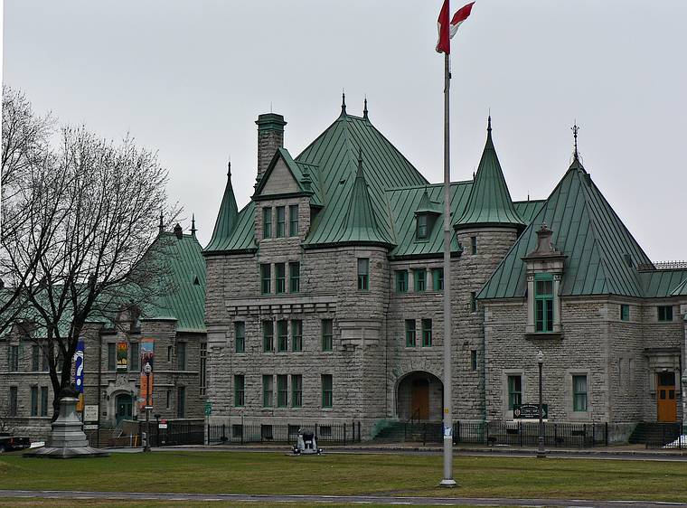 April 15, 2006 - Quebec City, Quebec, Canada.<br />Also part of the Voltigeurs de Qubec Armory on Place George V.