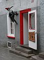 April 16, 2006 - Quebec City, Quebec, Canada.<br />Boutique le Pic-Bois (Wood Pecker) on Rue du Petit-Champlain.