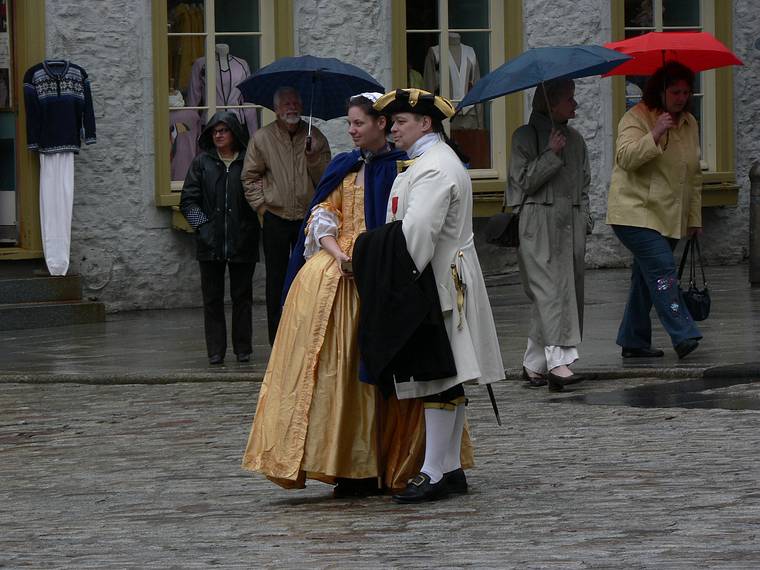 April 16, 2006 - Quebec City, Quebec, Canada.<br />Place Royale.
