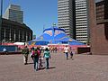 April 30, 2006 - City Hall Plaza, Boston, Massachusetts.<br />Tom, Joyce, Arianna, Miranda, and Marissa heading for the "Big Apple" circus.