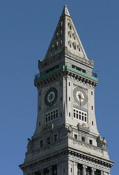 April 30, 2006 - Quincy Market area, Boston, Massachusetts.<br />Custom House Tower (now condominiums).