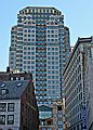 April 30, 2006 - Quincy Market area, Boston, Massachusetts.<br />The end of the South Market building and 75 State Street building.