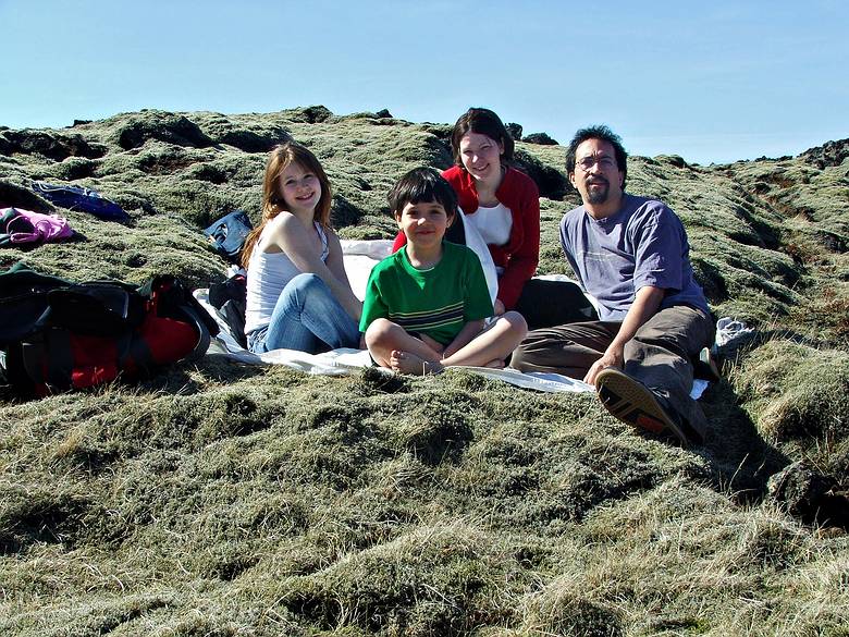 May 7, 2006 - Near Vogar, Iceland.<br />Dagbjrt, Gujn, Inga, and Eric.